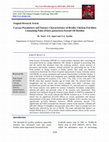 Research paper thumbnail of Carcass Parameters and Sensory Characteristics of Broiler Chicken Fed Diets Containing Palm (Elaeis guineensis) Kernel Oil Residue