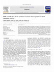 Research paper thumbnail of NMR quantification of the partition of coronal chain segments of block copolymer vesicles