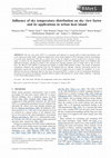 Research paper thumbnail of Influence of sky temperature distribution on sky view factor and its applications in urban heat island