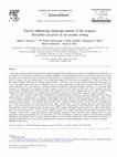 Research paper thumbnail of Factors influencing landscape pattern of the seagrass Halophila decipiens in an oceanic setting