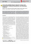 Research paper thumbnail of Chemically Modified Diatoms Biosilica for Bone Cell Growth with Combined Drug-Delivery and Antioxidant Properties