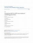 Research paper thumbnail of A prototype ASIC for APD array readout of scintillating plastic fibers