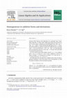 Research paper thumbnail of Homogeneous tri-additive forms and derivations