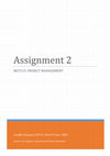 Research paper thumbnail of Project Management Assignment 02