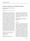 Research paper thumbnail of Perspectives of spatial scale in a wildland forest epidemic