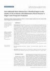 Research paper thumbnail of Does infliximab short infusion have a beneficial impact on the quality of life in patients with inflammatory bowel diseases? A single centre prospective evaluation