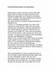 Research paper thumbnail of ENTERPRENEURSHIP IN INDONESIA