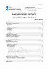 Research paper thumbnail of Bados, A. y García Grau, E. (2014). La entrevista clínica. Publicación electrónica. Colección Objetos y Materiales Docentes (OMADO). http://hdl.handle.net/2445/54766