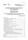 Research paper thumbnail of El Proceso de evaluación y tratamiento