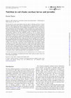 Research paper thumbnail of Nutrition in cod (Gadus morhua) larvae and juveniles