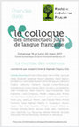 Research paper thumbnail of COLLOQUE DES INTELLECTUELS JUIFS DE LANGUE FRANCAISE