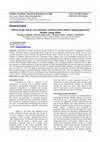 Research paper thumbnail of Effects of age and sex on autonomic cardiovascular indicies among apparently healthy young adults