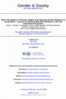 Research paper thumbnail of Men’s Perceptions of Women’s Rights and Changing Gender Relations in South Africa: Lessons for Working With Men and Boys in HIV and Antiviolence Programs