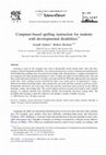 Research paper thumbnail of Computer-based spelling instruction for students with developmental disabilities