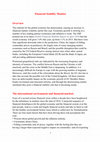 Research paper thumbnail of Financial Stability Monitor Overview