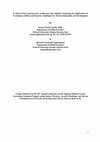 Research paper thumbnail of Is African Peace and Security Architecture the Solution? Analysing the Implications of Escalating Conflicts and Security Challenges for African Integration and Development