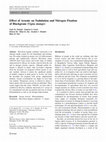 Research paper thumbnail of Effect of Arsenic on Nodulation and Nitrogen Fixation of Blackgram ( Vigna mungo