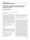 Research paper thumbnail of Performance of a SAPS-Based Chemo-Bioreactor Treating Acid Mine Drainage Using Low-DOC Spent Mushroom Compost, and Limestone as Substrate