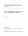 Research paper thumbnail of Payment Card Industry Data Security Standards (PCI DSS) Compliance in Restaurants