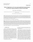 Research paper thumbnail of Effect of single Quercus ilex trees upon spatial and seasonal changes in soil water content in dehesas of central western Spain