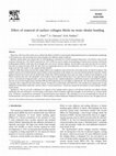 Research paper thumbnail of Effect of removal of surface collagen fibrils on resin–dentin bonding