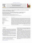 Research paper thumbnail of Virulence modulation of Candida albicans biofilms by metal ions commonly released from orthodontic devices