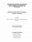 Research paper thumbnail of EXPLORING THE POTENTIAL AND USEFULNESS OF ECOTOURISM IN PUDUCHERRY WITH SPECIAL REFERENCE TO TOURISM AND ENVIRONMENT Dr Annamalai Murugan