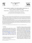 Research paper thumbnail of Spatio-temporal variability in the photosynthetic characteristics of Zostera tasmanica measured by PAM