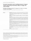 Research paper thumbnail of Increased myocardial matrix metalloproteinases in hypoxic newborn pigs during resuscitation: effects of oxygen and carbon dioxide