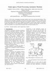 Research paper thumbnail of Study upon a wood processing automatic machine