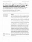 Research paper thumbnail of Bt rice harbouring cry genes controlled by a constitutive or wound-inducible promoter: protection and transgene expression under Mediterranean field conditions: Cry gene expression and field protection in Bt rice