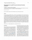 Research paper thumbnail of The development of a rapid PCR assay for detection of Fusarium moniliforme