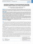 Research paper thumbnail of Indomethacin Prophylaxis to Prevent Intraventricular Hemorrhage: Association between Incidence and Timing of Drug Administration