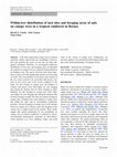 Research paper thumbnail of Within-tree distribution of nest sites and foraging areas of ants on canopy trees in a tropical rainforest in Borneo