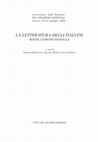 Research paper thumbnail of LA LETTERATURA DEGLI ITALIANI ROTTE CONFINI PASSAGGI a cura di