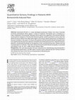 Research paper thumbnail of Quantitative Sensory Findings in Patients With Bortezomib-Induced Pain