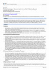 Research paper thumbnail of Electrophysiological Measurements from a Moth Olfactory System