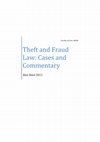 Research paper thumbnail of Commercial Fraud: Cases and Commentary (2011 edition)