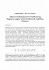 Research paper thumbnail of Teljes termelési tényező hatékonyság Magyarországon: történeti idősorok empirikus elemzése (Total Factor Productivity in Hungary: an empirical analysis of historical timeseries)