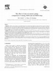 Research paper thumbnail of The effect of state on sensory gating: comparison of waking, REM and non-REM sleep