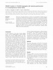 Research paper thumbnail of R632W mutation in PLA2G6 segregates with dystonia-parkinsonism in a consanguineous Iranian family