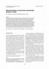 Research paper thumbnail of Bioreclamation of coal mine overburden dumps in India