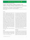 Research paper thumbnail of Vehicle–wild vertebrate collision mortality on the highways of Tigray, Ethiopia, implications for conservation