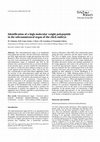 Research paper thumbnail of Identification of a high molecular weight polypeptide in the subcommissural organ of the chick embryo