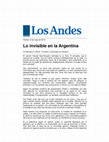 Research paper thumbnail of Lo invisible en la Argentina