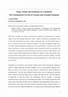 Research paper thumbnail of Songs, Sounds and Sentiments in Translation: The Transnational Travels of Corsican and Georgian Polyphony