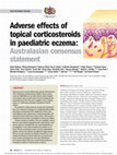 Research paper thumbnail of Adverse effects of topical corticosteroids in paediatric eczema: Australasian consensus statement