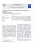 Research paper thumbnail of Enzyme hydrolysis and ethanol fermentation of liquid hot water and AFEX pretreated distillers’ grains at high-solids loadings