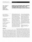 Research paper thumbnail of Catheter-based intraluminal optical coherence tomography (OCT) of the ureter: ex-vivo correlation with histology in porcine specimens