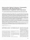 Research paper thumbnail of Intravascular Optical Coherence Tomography: Comparison with Histopathology in Atherosclerotic Peripheral Artery Specimens